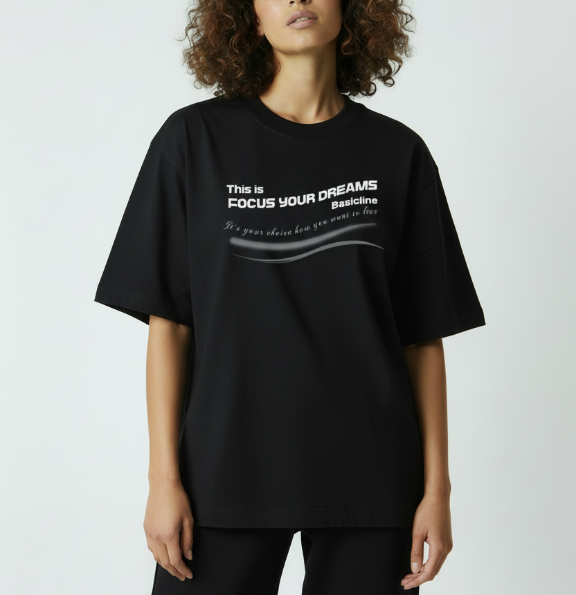 Person mit FYD T-Shirt Design