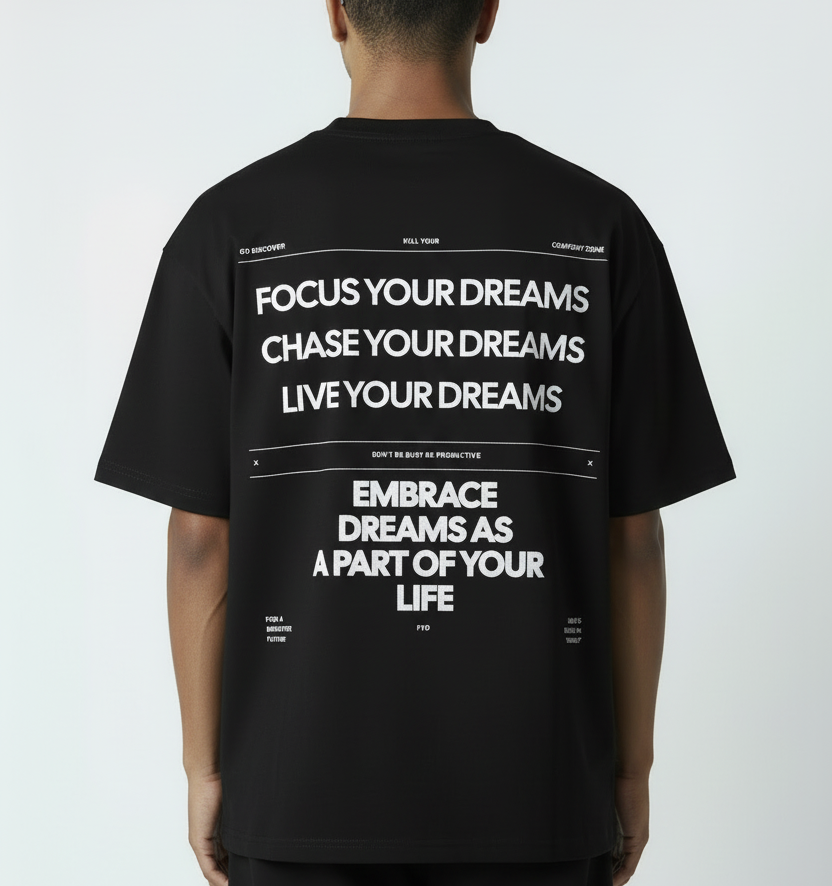 Rückenansicht FYD T-Shirt mit Back Print