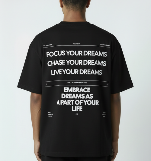 Rückenansicht FYD T-Shirt mit Back Print